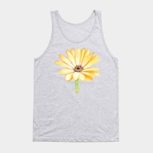 Yellow gerbera flower Tank Top